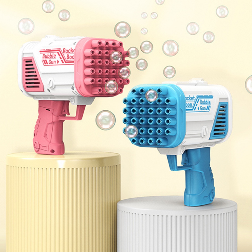 Máy Thổi Bong Bóng Xà Phòng Bazooka 32 Lỗ Tiện Dụng