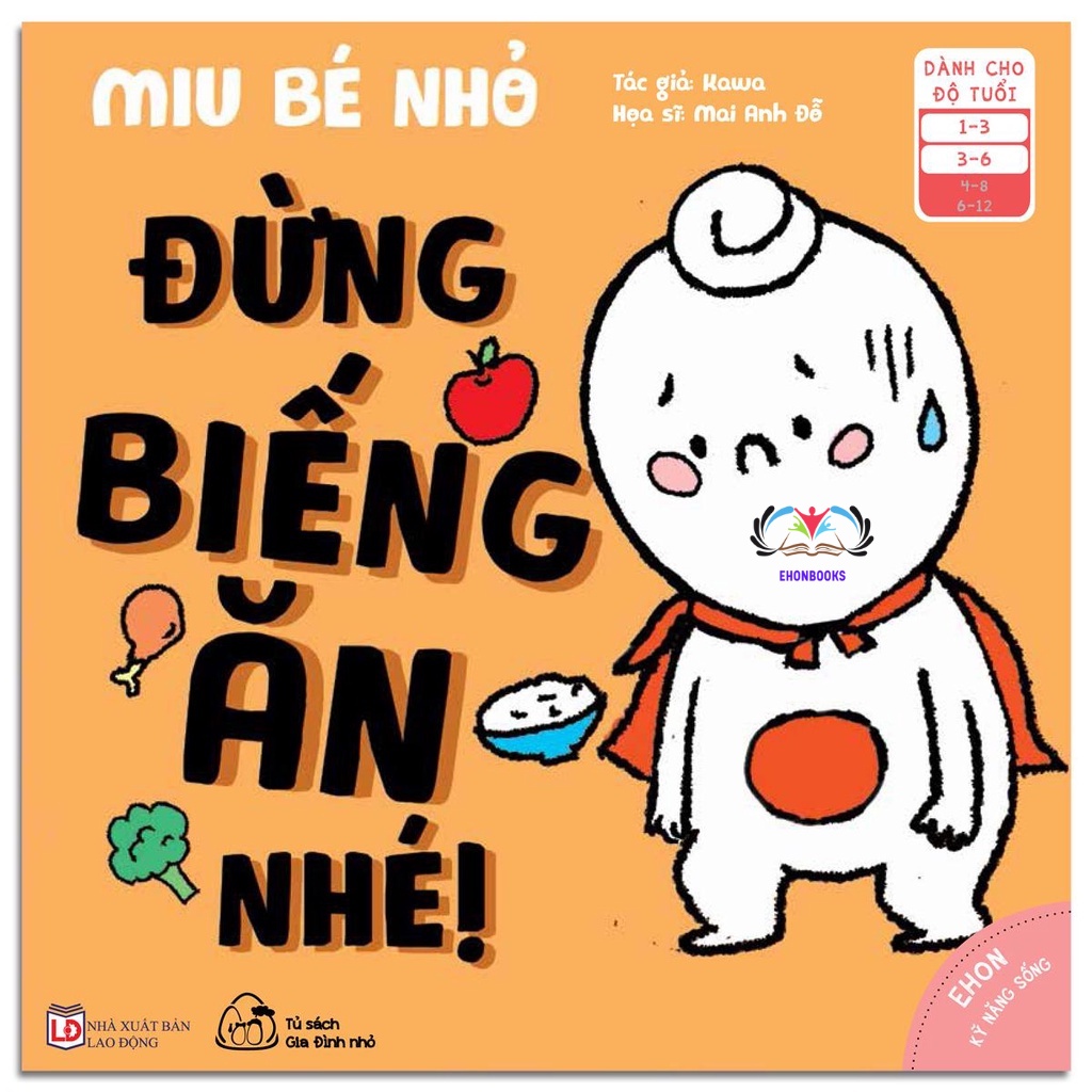 Sách ehon kỹ năng sống - Miu Bé Nhỏ phần 2 - Ehon cho bé 1 12 tuổi cuốn lẻ tùy chọn ehonbooks