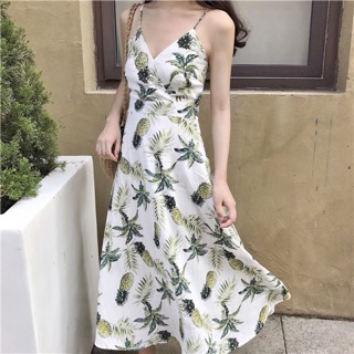 Váy maxi hình dứa 