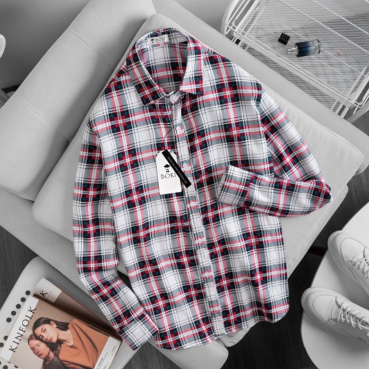 Áo sơ mi nam dài tay VNXK dư xịn 100% cotton