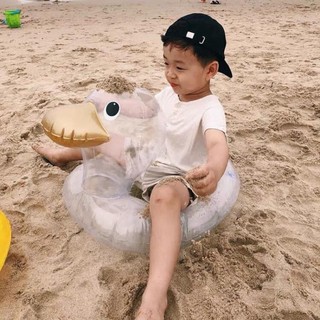 Phao bơi vịt trong suốt ( siêu đáng yêu- siêu cute)