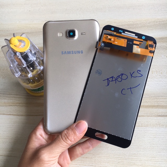 Combo Bộ Vỏ Sườn + Màn Hình Samsung J7 2015 J700 Qled Hàng Cao Cấp (tặng bộ vít )