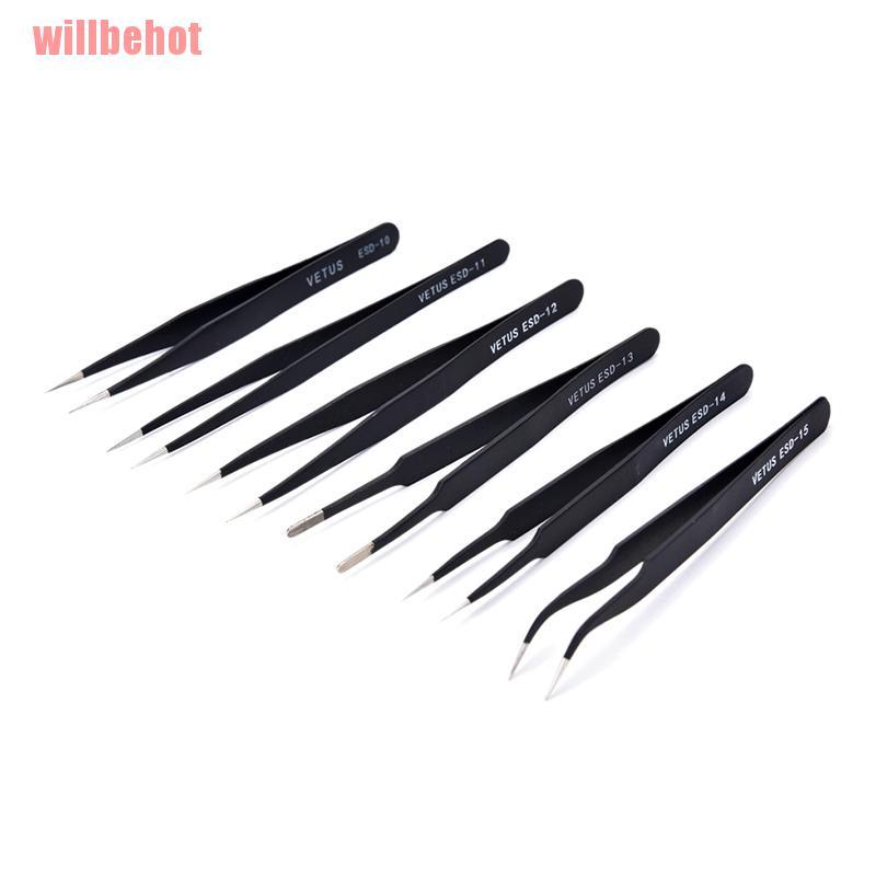 Bộ 6 Dụng Cụ Chống Tĩnh Điện Bằng Thép Không Gỉ Chất Lượng Cao