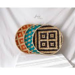 Mẹt tre họa tiết trang trí