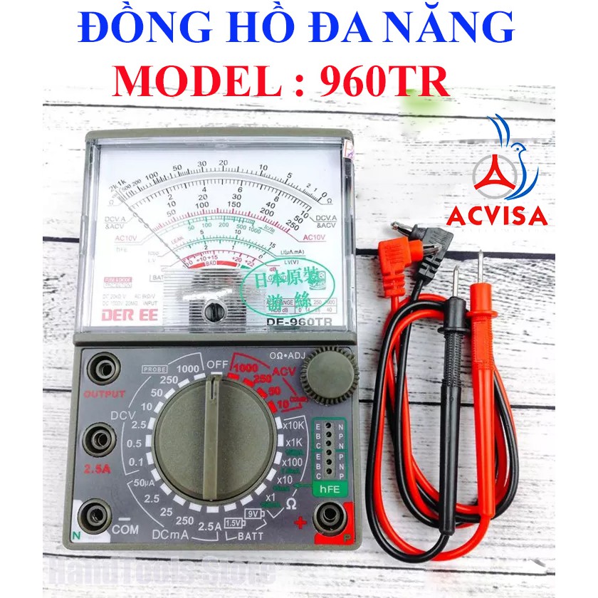 ĐỒNG HỒ ĐO VẠN NĂNG DEPEE DE-960TR