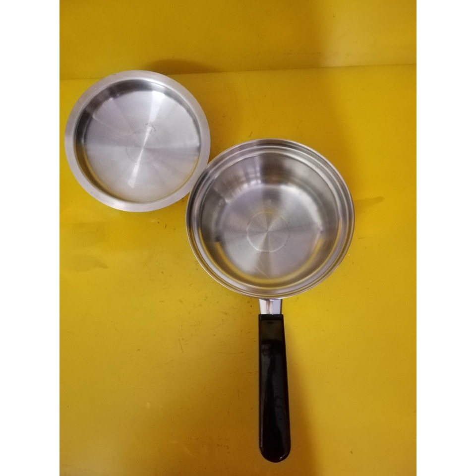 Quánh inox made in Japan nội địa Nhật, size 19cm, cao 8cm (mã 642), Dùng được bếp từ