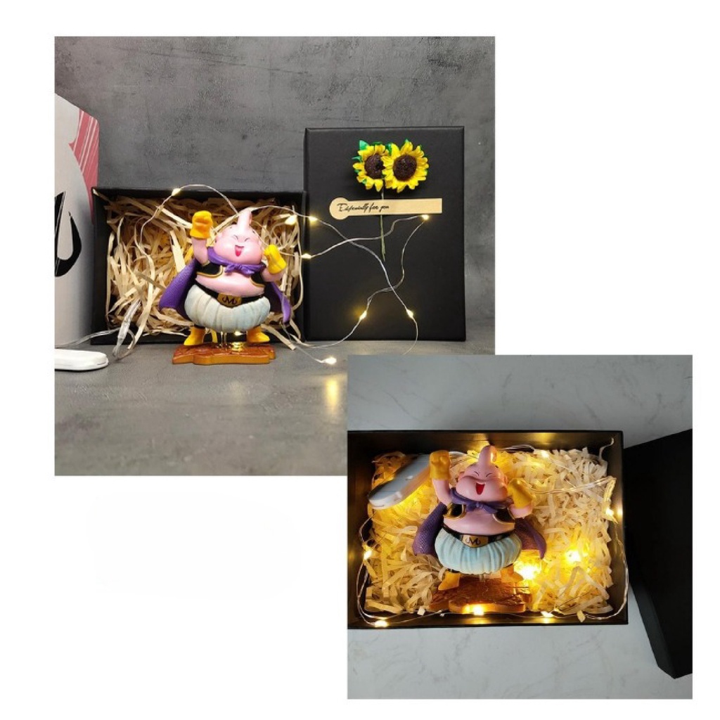 Mô hình Dragon Ball Ma Bư mập siêu dễ thương 9cm, figure mô hình 7 viên ngọc rồng decor trang trí cute