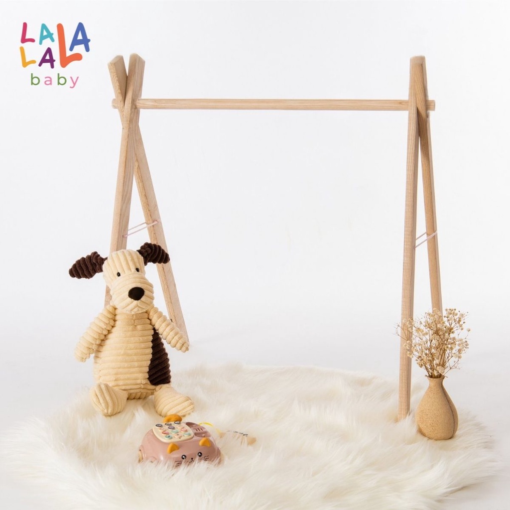 Kệ chữ A bằng gỗ sồi Nga cao cấp cho bé, chắc chắn, đồ chơi treo nôi lỗi 1 đổi 1[ Hàng chính hãng ]