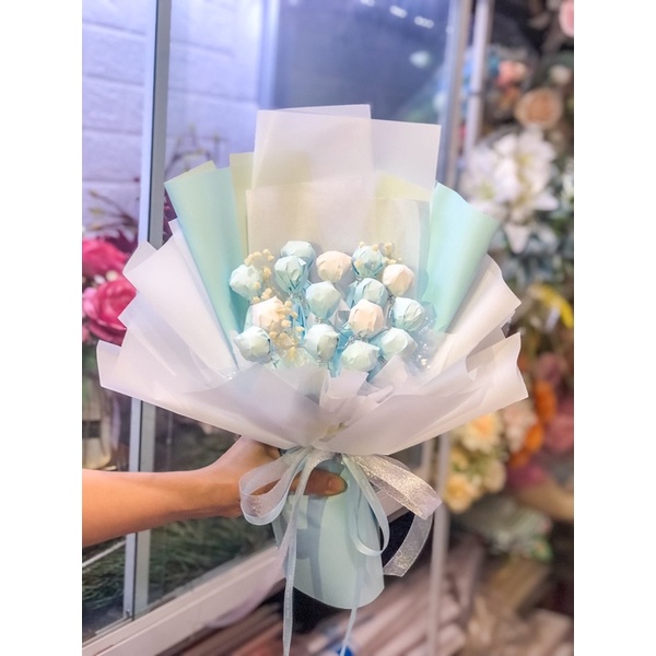 Bó hoa chupachup 15c bọc vỏ xinh FG12822