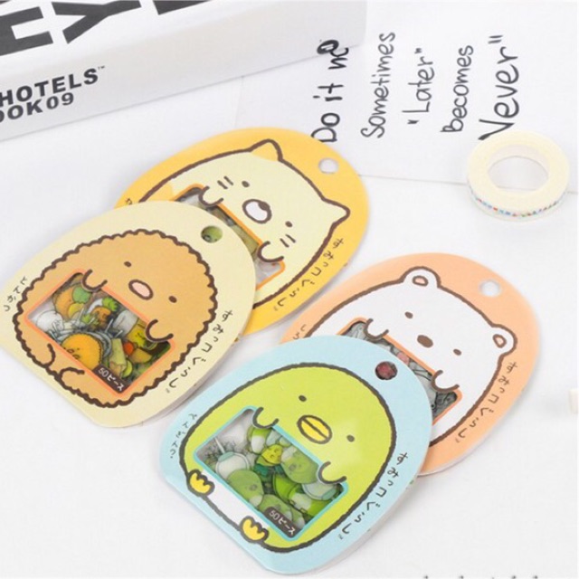 Sticker 50 miếng dán hình ngộ nghĩnh