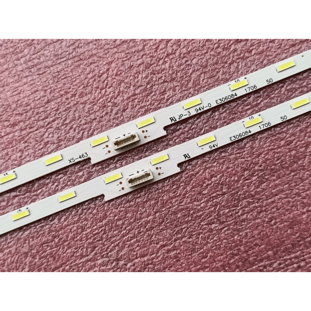 THANH LED VIỀN TIVI SONY 40W660E 40WE663 HÀNG MỚI 100%, BỘ 2 THANH, MỖI THANH 24 BÓNG 6V, DÀI 43,2cm