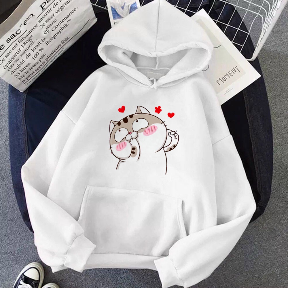 Áo hoodie nam nữ in hình Mèo Ame cực đẹp, chất nỉ dày dặn, nón 2 lớp, thích hợp làm áo cặp William - DS147 | WebRaoVat - webraovat.net.vn