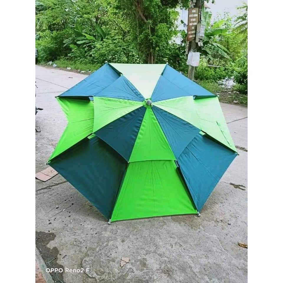 Ô dù câu cá 2 tầng kích thước 2.0m, 2.2m, 2.4m