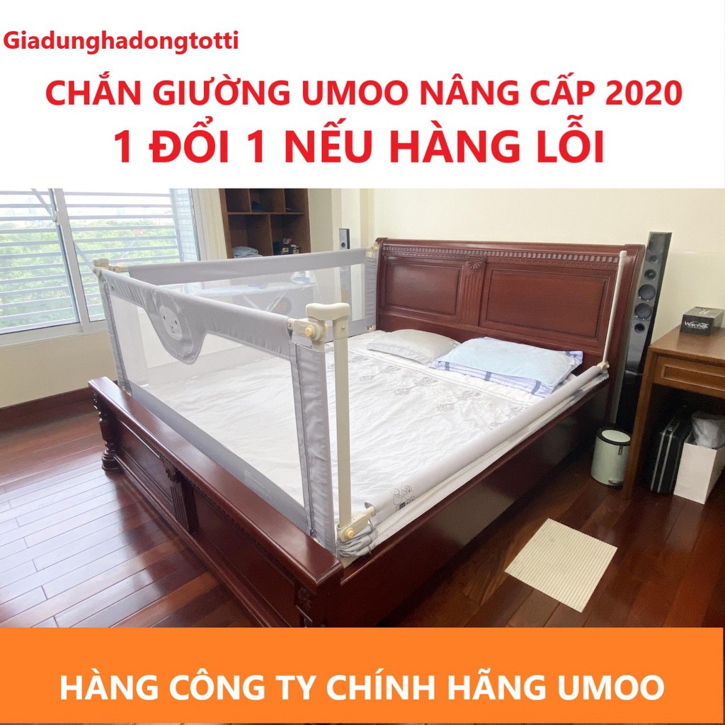 (BẢN NÂNG CẤP UMOO 2020) Thanh chặn giường/ chắn giường UMOO an toàn cho bé