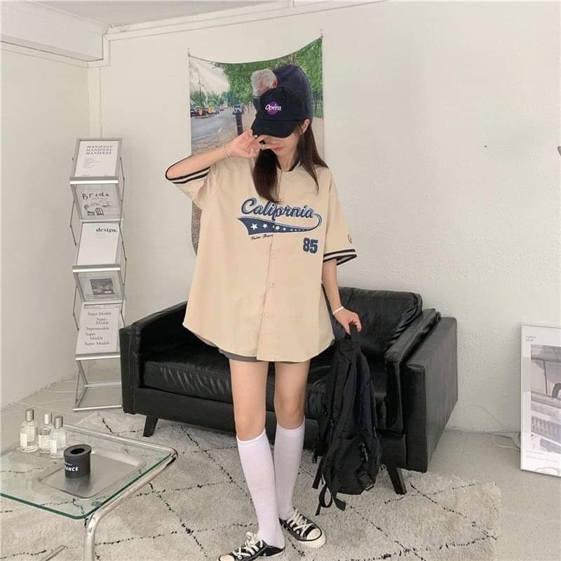 Áo bomber tay lỡ cali 85 KA12
