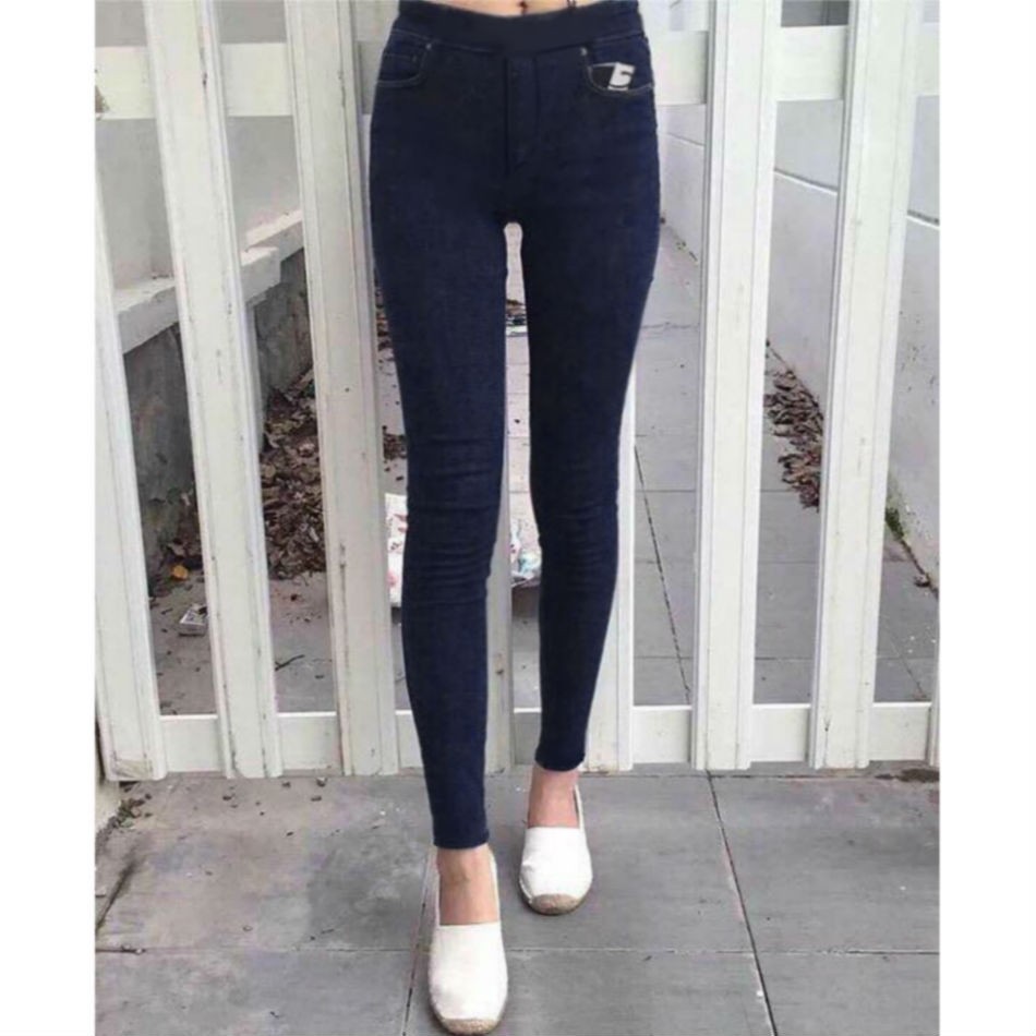 QUẦN LEGGING JEAN THUN LƯNG CAO CO GIÃN 4 CHIỀU
