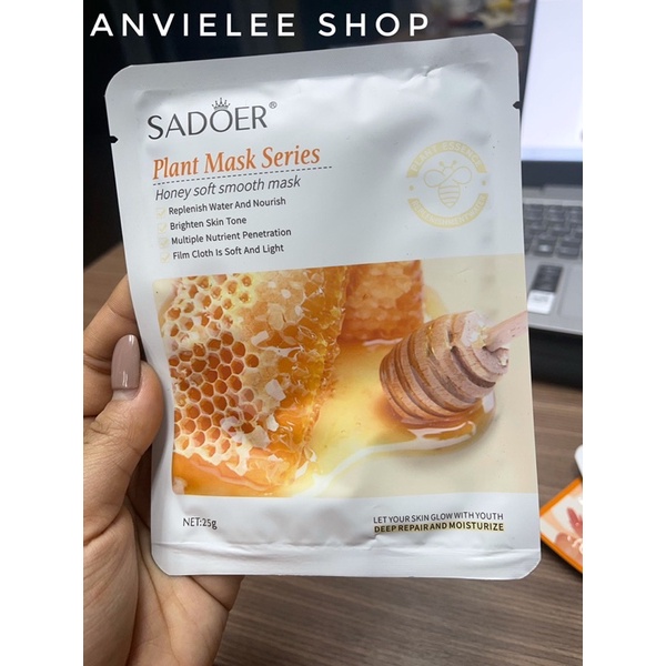 Mặt Nạ SADOER mật ong honey SADOER Làm Trắng Da MASK Nội Địa Trung SADOER tinh chất ong chúa