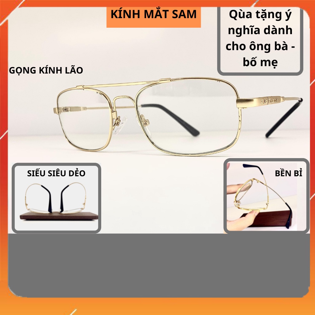 Gọng kính lão⚡TẶNG ÔNG,TẶNG BỐ,TẶNG BÀ, TẶNG MẸ⚡món quà ý nghĩa cho người mình yêu thương,gọng lão dẻo-gọng titan