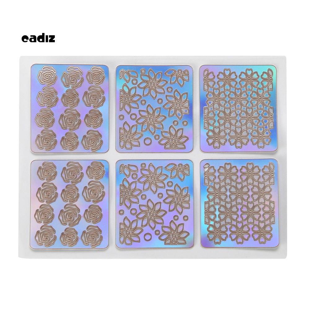 [Hàng mới về] Bộ 12 tờ mẫu in họa tiết trang trí móng tay nghệ thuật