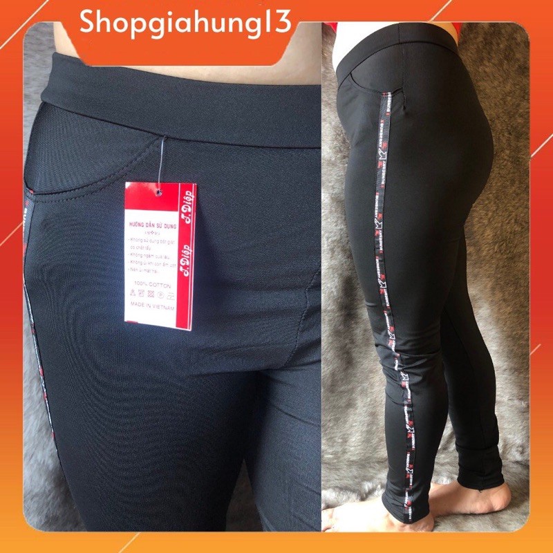 Combo 3 quần legging 100k nâng mông cao cấp lưng cao siêu co dãn chất vải loại 1 bigsize từ 40kg đến 70kg