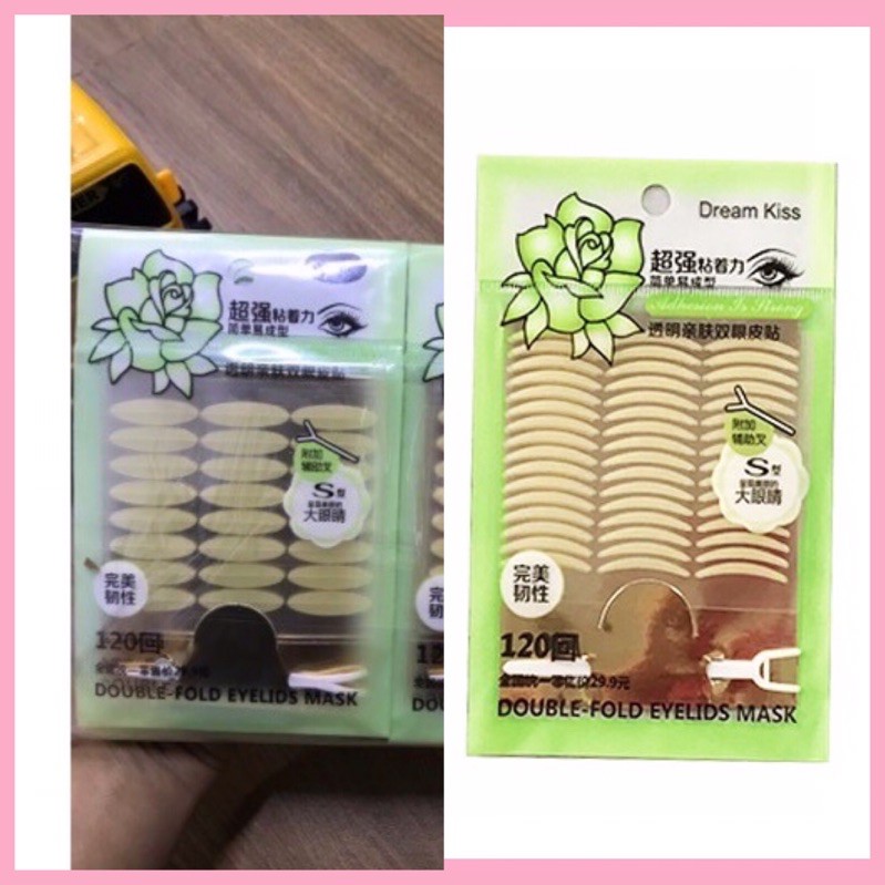 Dán Kích Mí Màu Da Tự Nhiên Dream Kiss 120 Cặp kèm dụng cụ