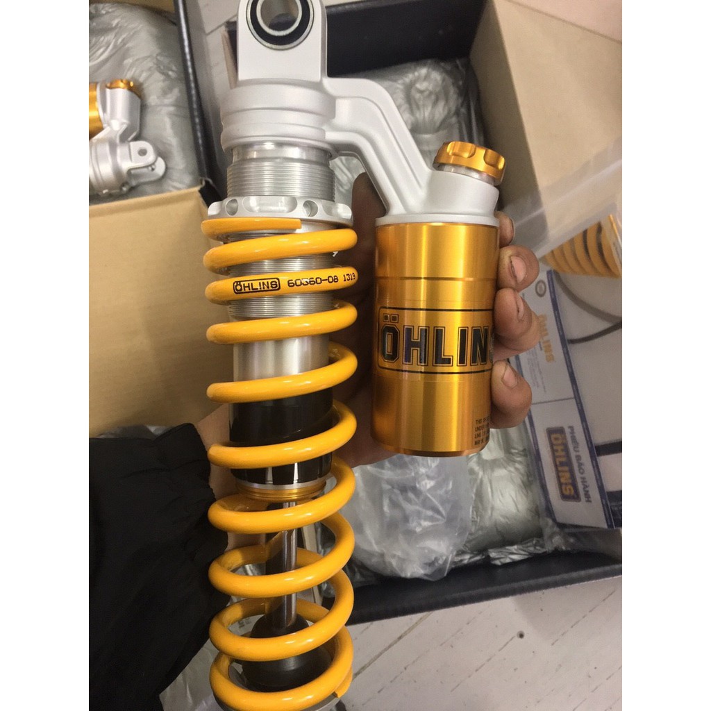 Phuộc Giảm sóc Ohlins có bình dầu cho xe máy