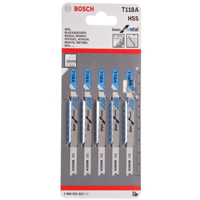 Lưỡi cưa lọng sắt (vỉ 5 lưỡi) Bosch