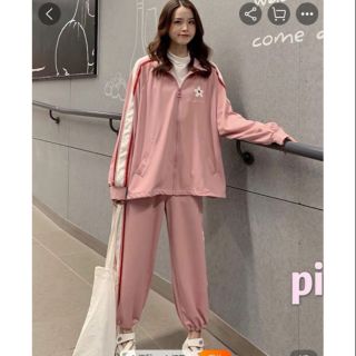 Set thể thao nỉ hồng