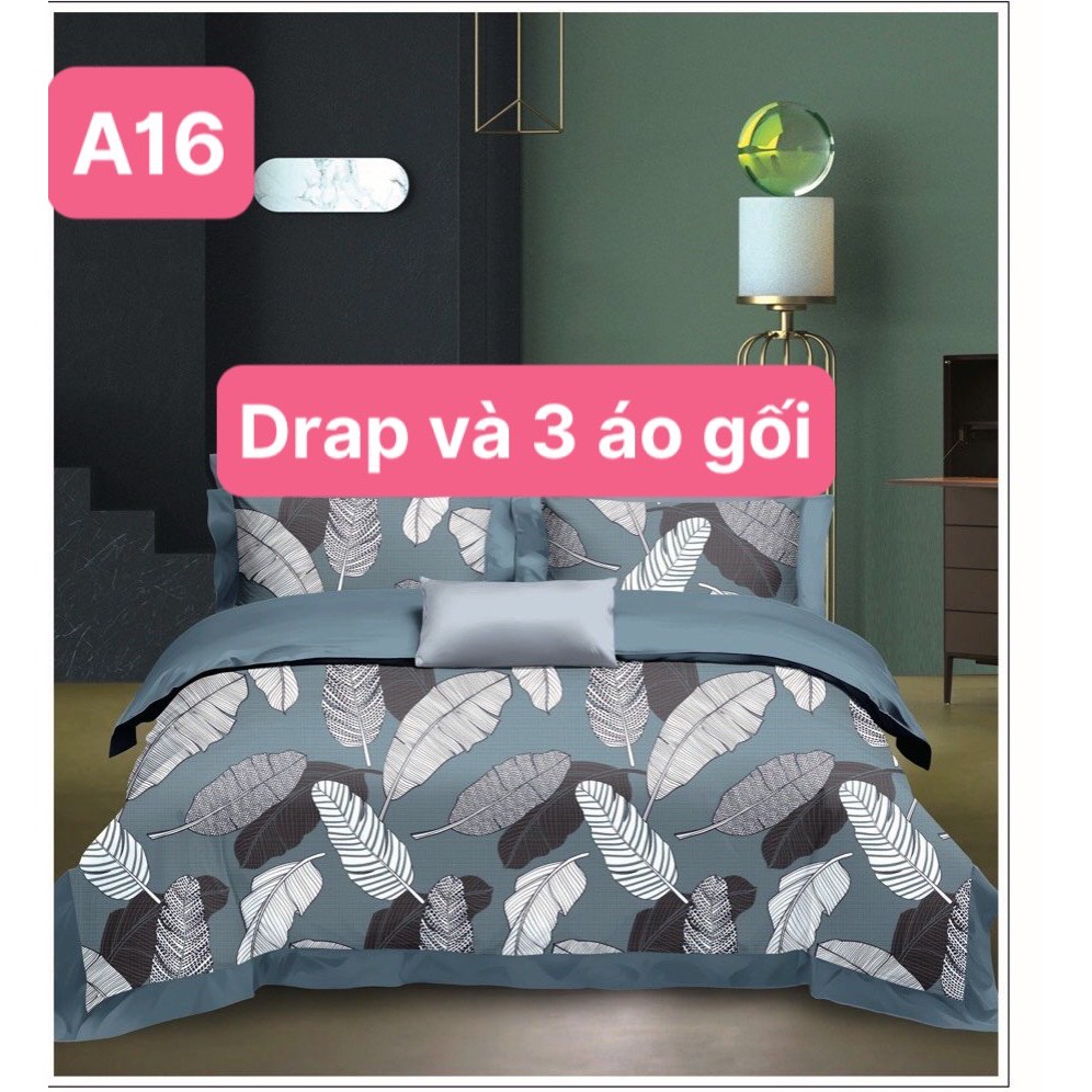 Bộ drap gối lụa Tencel 4 món hoặc {drap lẻ} vải nhập Hàn Quốc đỉnh cao mát , mềm mại