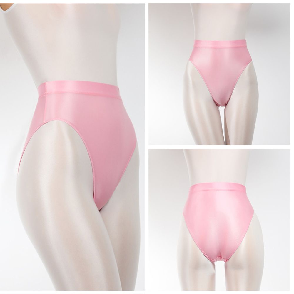 [Hàng mới về] Quần lót siêu mỏng sáng bóng cạp cao cỡ lớn cho nam và nữ