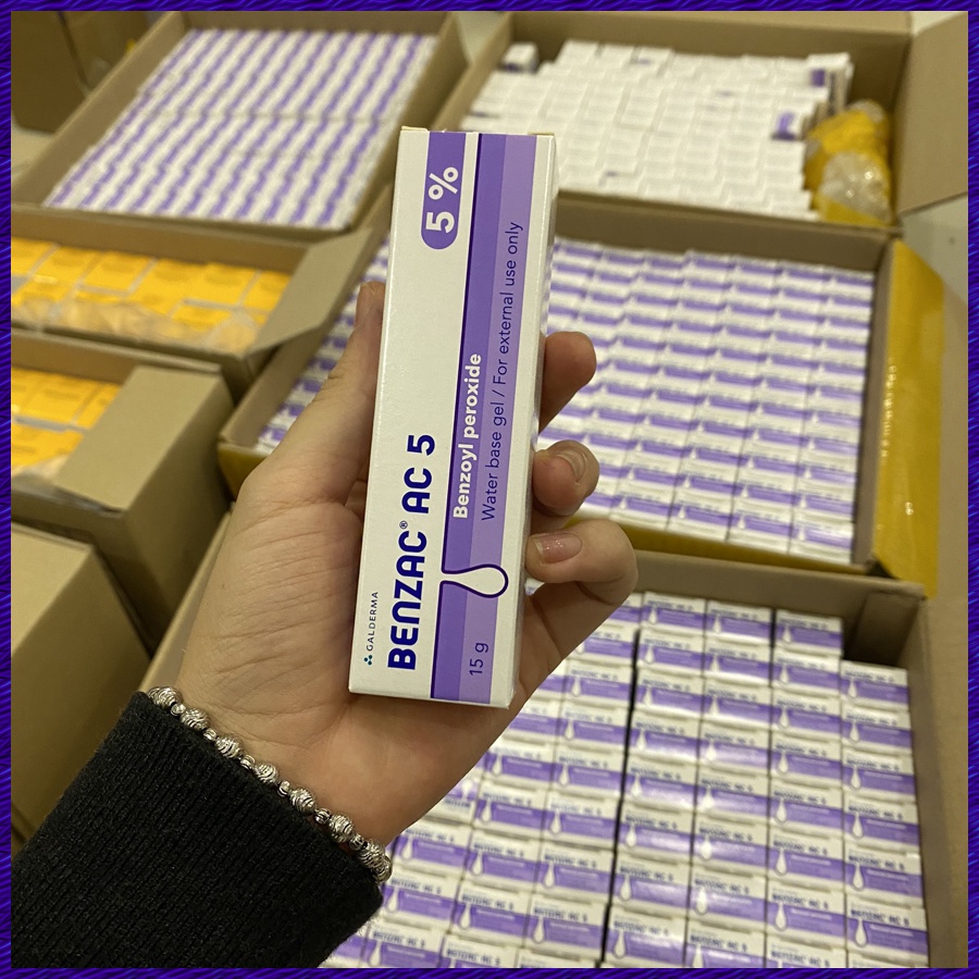 [HÀNG CHÍNH HÃNG]Gel Galderma Benzac AC 5 5% Ngừa Mụn, Giúp Làm Thoáng Lỗ Chân Lông Galderma Benzac AC 5 5% - 15g
