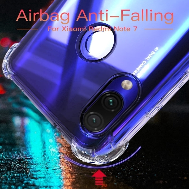 Redmi 9A 9C Note 9s 9 8 7 7A 6 K20 Pro Xiaomi Mi 9T A3 Ốp điện thoại silicon chống sốc cho