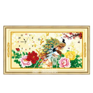 Tranh thêu đồng hồ 56719