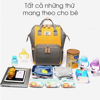 Balo bỉm sữa giữ nhiệt đa năng DOKOCLUB Chính hãng