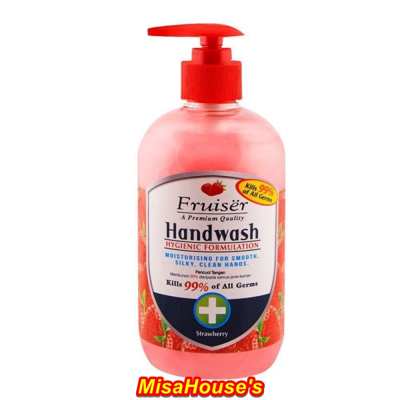 Nước rửa tay FRUISER bảo vệ da tay và diệt khuẩn 500ml