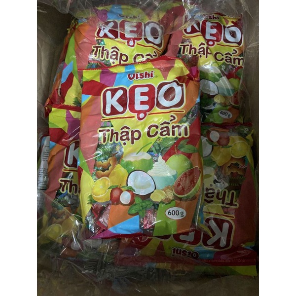 0Kẹo thập cẩm Oishi gói to 600g