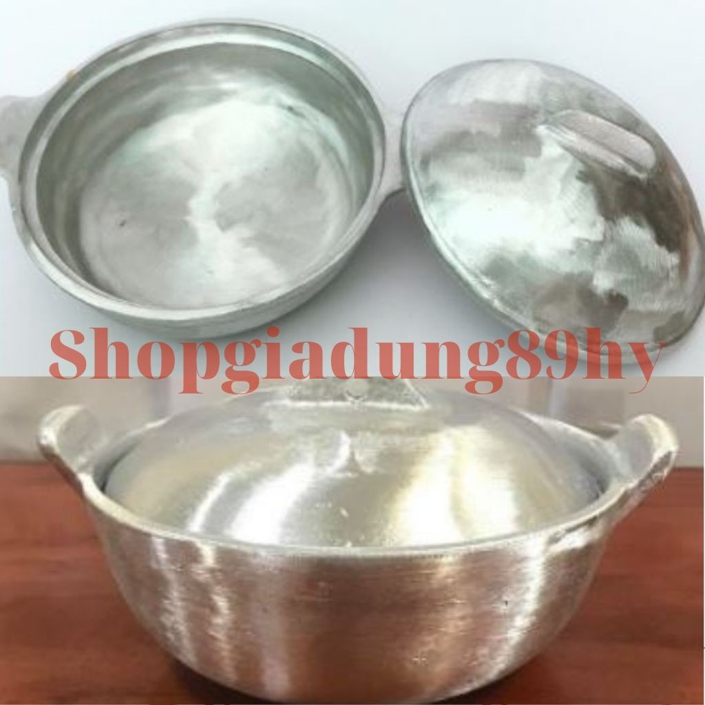 TỘ GANG ĐÚC KHO THỊT,CÁ-Hàng Đúc Nguyên Khối [ Đương kính 21cm sâu 8cm SỐ 4 ]