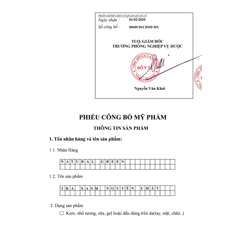 Túi 100g Bột trà xanh nguyên chất Beauty Queen .