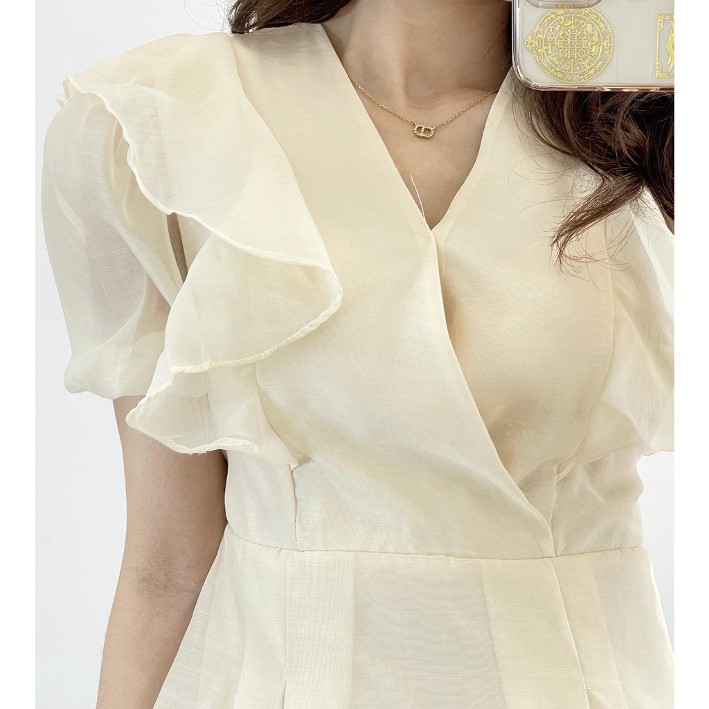 Đầm voan tơ xòe thời trang nữ Miho house