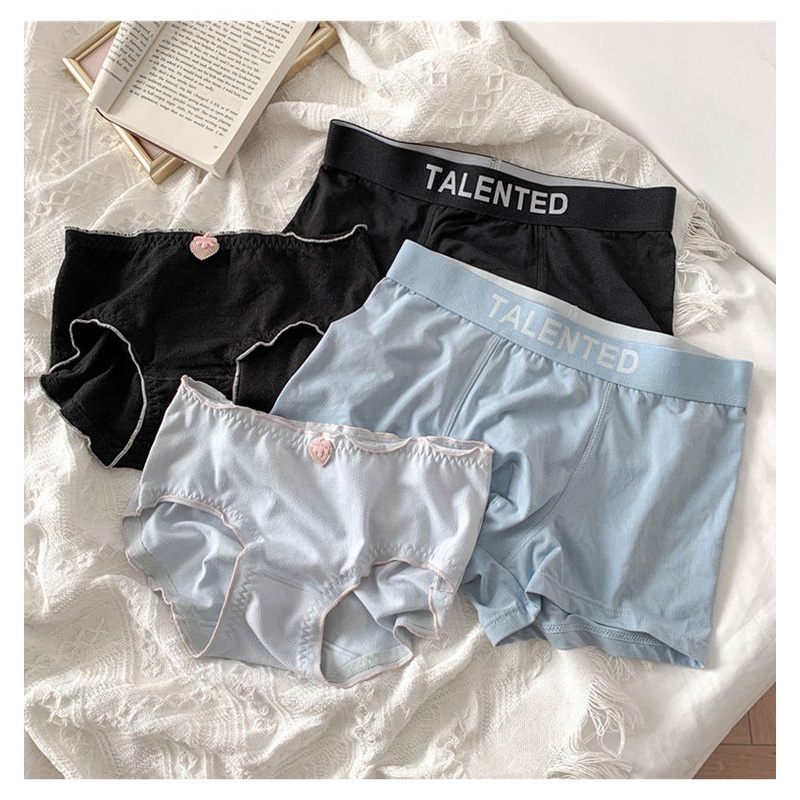 Set 2 Quần Lót Nữ In Hình Quả Dâu Dễ Thương