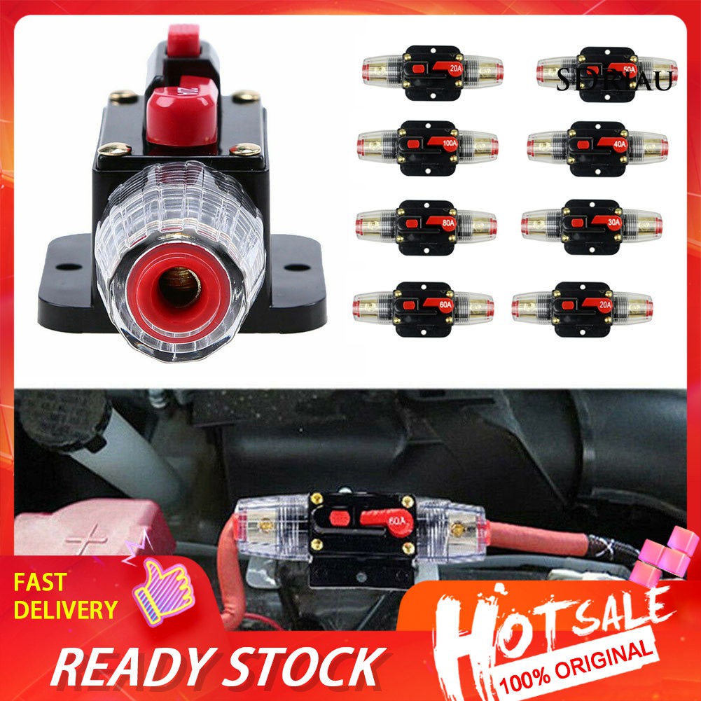 Cầu Chì Tự Động 12v 24v 20-100a Cho Xe Hơi Tiện Dụng