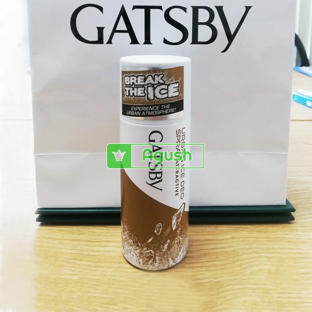 Xịt khử mùi nam ngăn hôi nách thơm chân Gatsby Urban Ice Deo Spray Attractive chai 150ml bình hương nước hoa thơm lâu