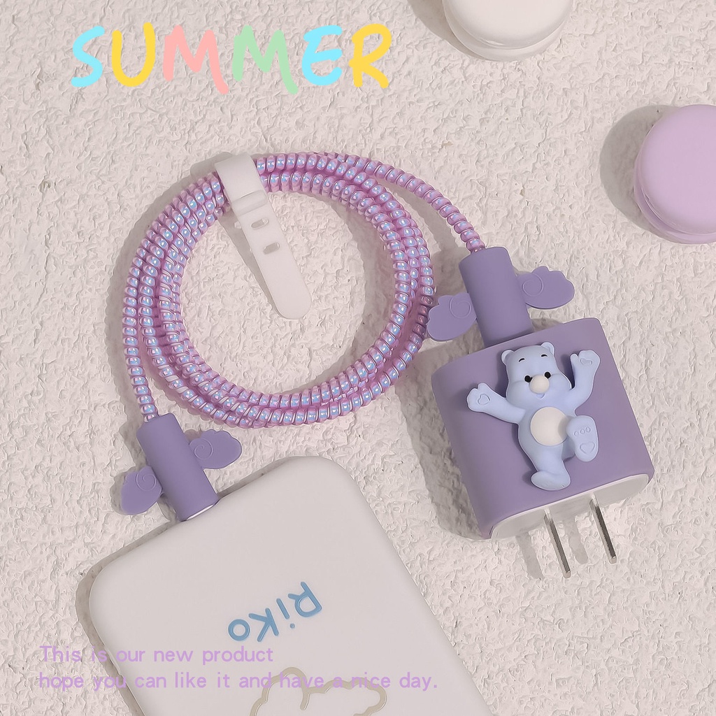 Vỏ bảo vệ đầu dây cáp sạc thích hợp cho iPhone 13 12 11 PRO MAX compatible for ipad MINI 6 PRO 11 2021 AIR 4 10.2