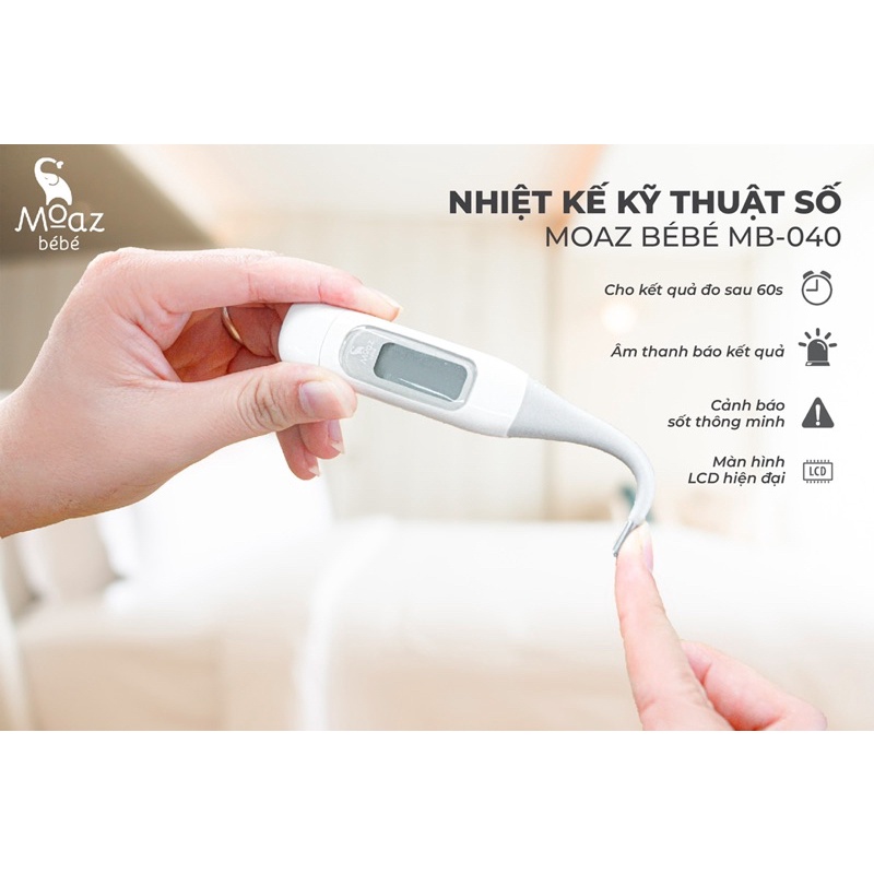 Nhiệt Kế Điện Tử Moaz Bebe MB-040