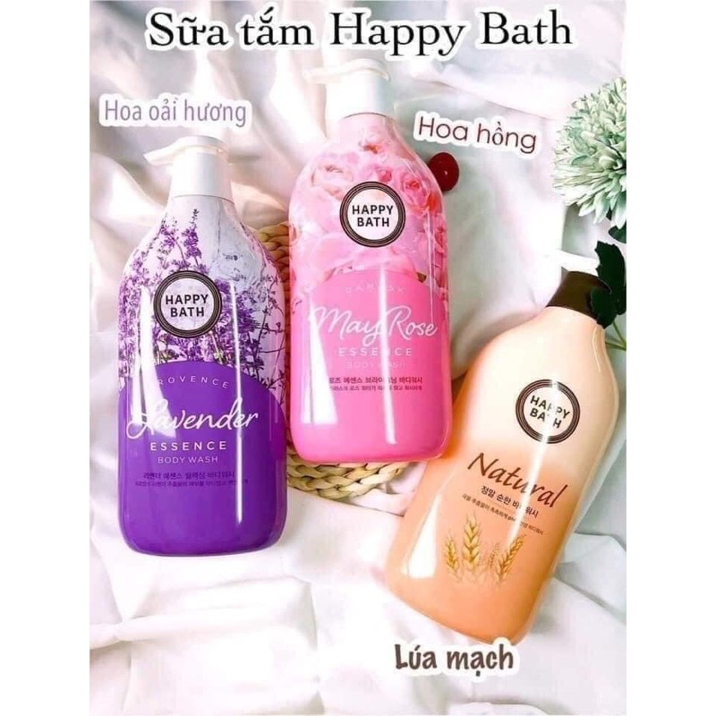 Sữa tắm Happy Bath Essence Body Wash Hàn Quốc 900ml chiết xuất từ thiên nhiên | BigBuy360 - bigbuy360.vn