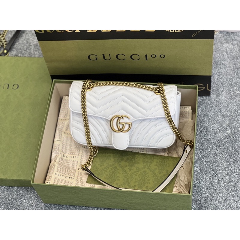 Túi GC mảmont size 26cm da bò da thật