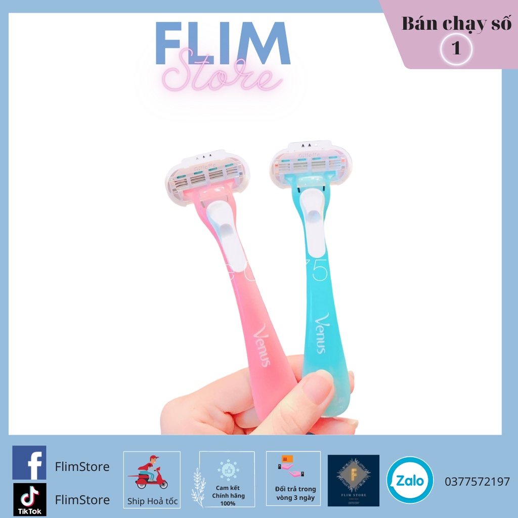 Dao cạo dành cho nữ Gillette Venus Sensitive - USA