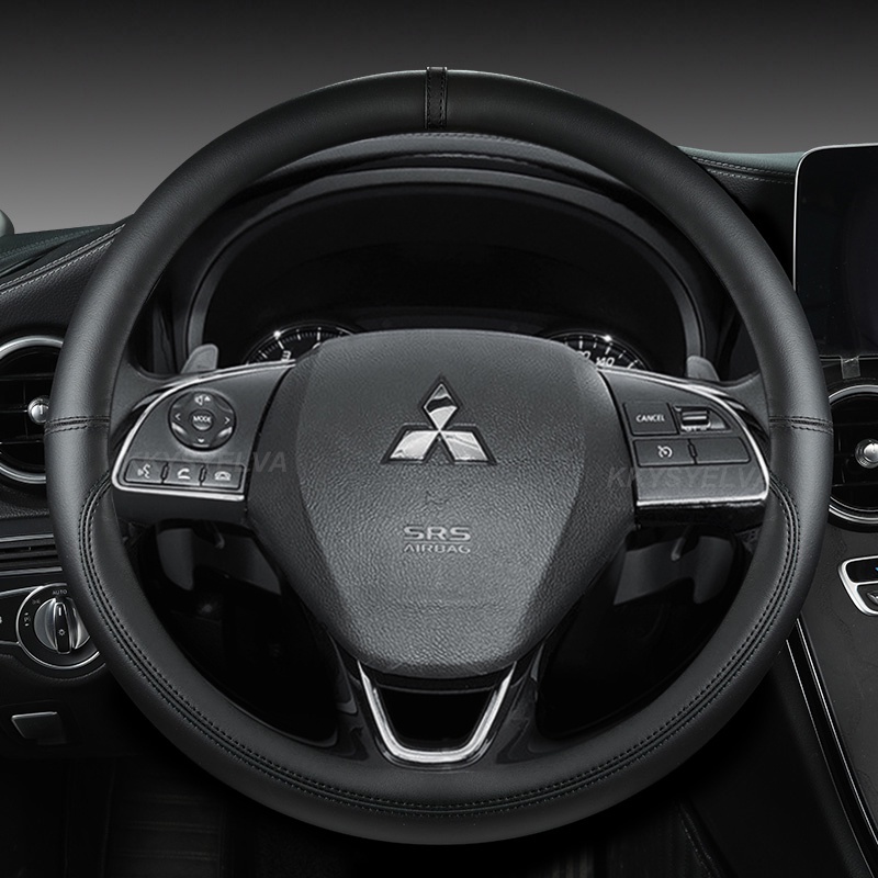 Vỏ Bọc Vô Lăng 38cm 15" Cho Mitsubishi ASX RVR Pajero Sport Outlander PHEV Airtrek Grandis lancer evo Eclipse Cross