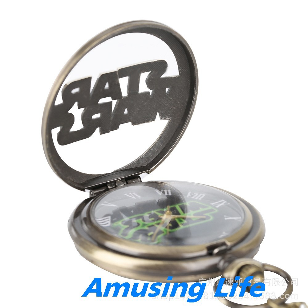 Quartz Pocket Watch Bán Buôn Star Wars Star Wars Retro Rỗng Lớn Đồng Hồ Bỏ Túi Đồng Hồ Thạch Anh Lật Nam Nữ Vòng Cổ Đồng | BigBuy360 - bigbuy360.vn