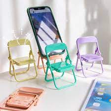 Giá Đỡ Điện Thoại Ghế Nhựa Móc Điện Thoại - Dễ Thương -Ngộ Nghĩnh Trang Trí bàn làm việc học tập
